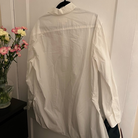 Nikki Lotan Oversized White Button Down Shirt - Picture 2 of 3